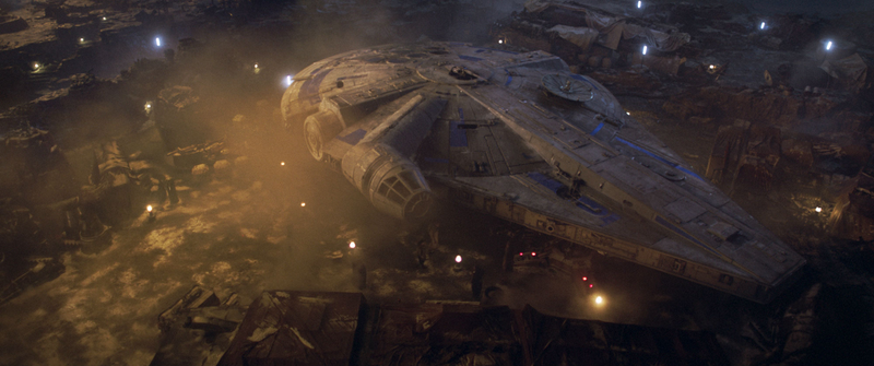 Lando’s ship is about to go for a ride.